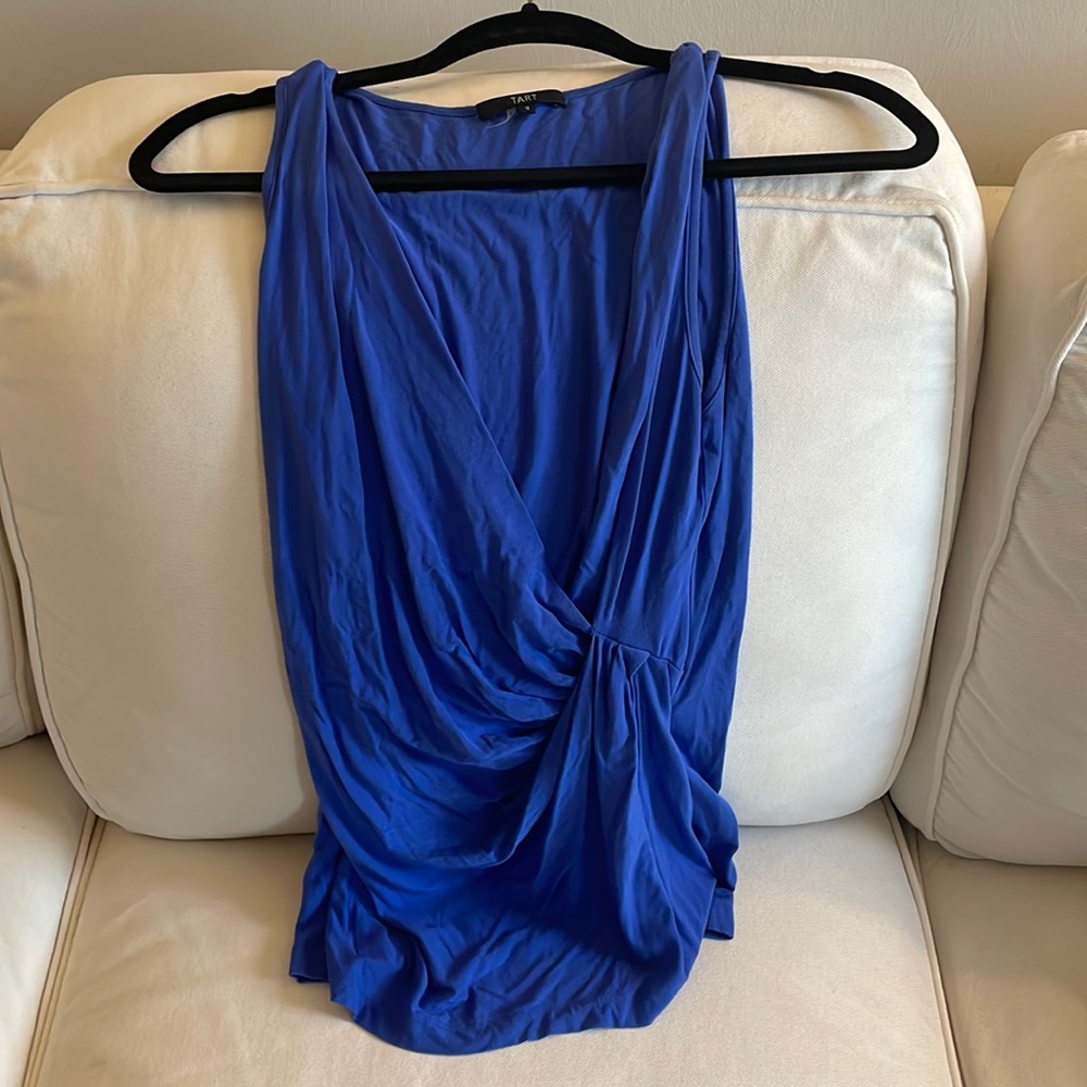 Tarte Size Small Blue Sleeveless Top